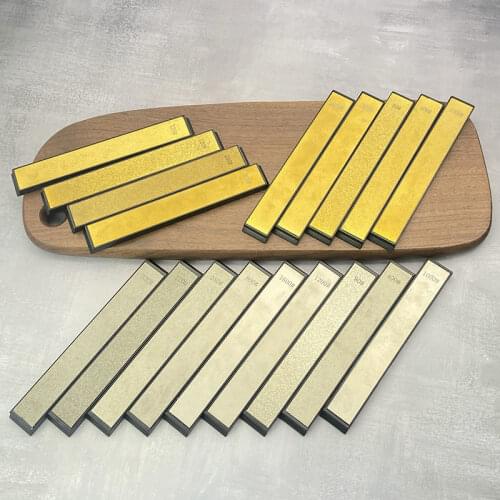Sharpening System 80 120 320 400 1000 1200 1600 Grit h2 Titanium Diamond Sharpening Stones For Kitchen Knife Sharpener Ruixin