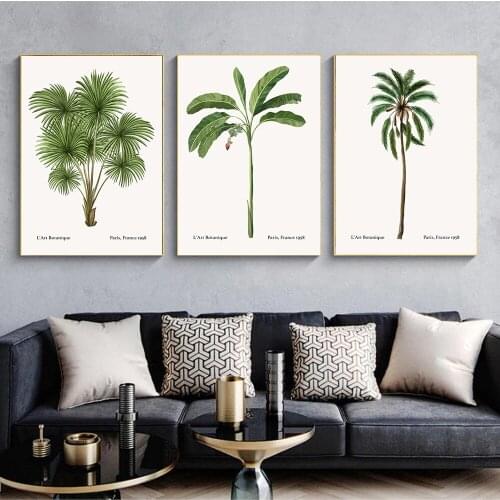Vintage Ernst Haeckel Biology Poster Hummingbird Palm Tree Botanical Wall Art Prints Plant Canvas Painting Office Home Decor