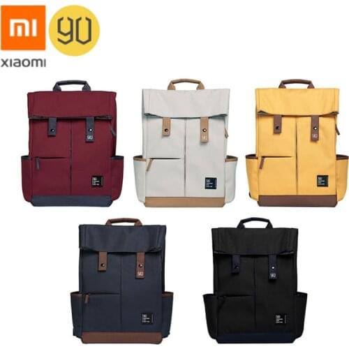 Xiaomi 90fun Backpack Ipx4 Waterproof College Fashion Travel bag computer laptop bag 14/15.6 Inch Large Capacity simple bags