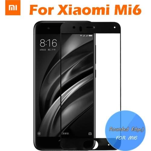 Original xiaomi MI 6 Full Cover Rounded Edge Screen Protector PET Arc HD film For Xiaomi Mi6 M6 Glass Screen Protector