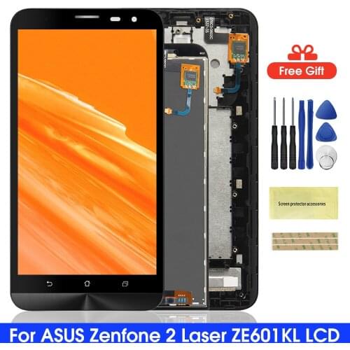 6.0'' LCD For Asus ZenFone 2 Laser ZE601KL Z011D LCD Display Touch Screen Digitizer Assembly Parts For Asus ZE601KL