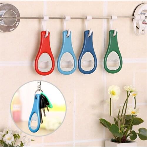 1 PCS Durable Creative Tennis Racket Beer Bottle Opener Stainless Steel Wine Bottle Opener Keychain Corkscrew Bar Accessories