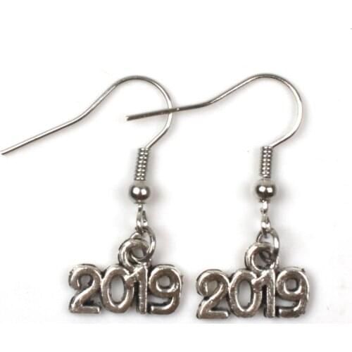 1 Piece 2019 Fashion Mini Plane Earth Postcard Passport Earrings Retro Earrings Tibetan Silver Girl Gift Souvenir