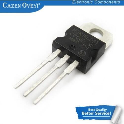 10pcs/lot MUR1660CT MUR1660 TO-220 In Stock