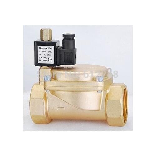 2" 0955805 Normally Open Diaphragms Solenoid Brass Valves