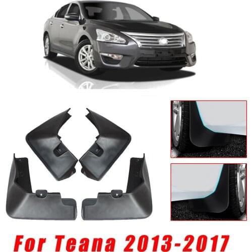 4Pcs Car Mud Guards For Nissan Teana Sedan 2013 2014 2015 2016 2017 Splash Guards Over Fender Kit Car Styling Fender Accessories