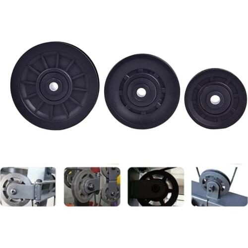 4 Pcs/Lot Wholesale Universal 70mm/90mm/105mm Diameter Wearproof Nylon Bearing Pulley Wheel Cable Gym Fitness Equipment Part
