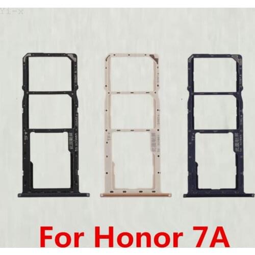 50pcs/lot For Huawei Honor 7A SIM Card Holder Slot Tray For Honor7A