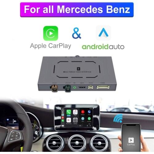 Apple Carplay Android Auto Retrofit Module For Mercedes Benz C Class W205 GLC W222 Reversing Camera Car Play