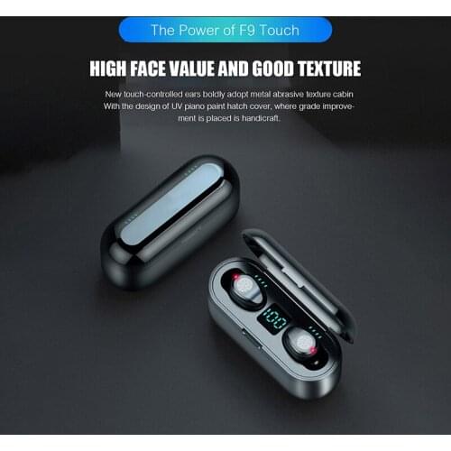 J55 TWS Fone Bluetooth Earphone Wireless Headphones HiFi Stereo In-Ear Bass Earbuds Sports Headset IPX5 With Mic Noise Reduction