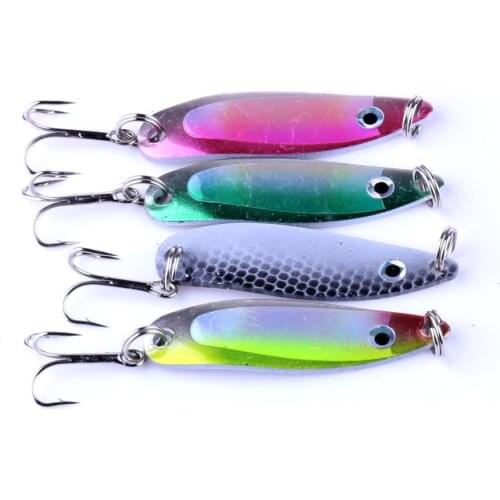 HENGJIA 6.5g 5cm hard metal spinner and spoon trollign spinnerbaits bass wobbler catfish fishing baits pesca fishing tackles