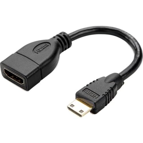 Cable mini HDMI to HDMI-compatible cable Type C mini hdmi male to HDMI female for camera tablets HDTV monitors