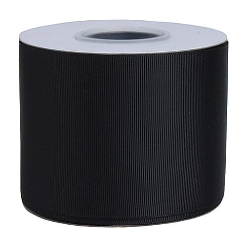 FLRA Ribbon(100 yards/lot) Wholesale 3 inch black grosgrain ribbon