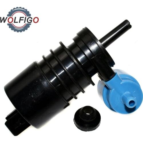 WOLFIGO Front Rear Windshield Washer Pump For OPEL Volkswagen Golf Passat Ford GALAXY SEAT IBIZA 1H6955651 377955651A