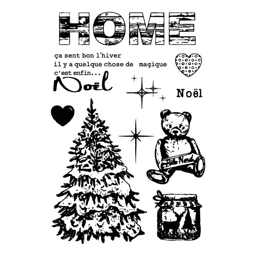 German Transparent Clear Stamps for DIY Scrapbooking/Card Making/Kids Christmas Fun Decoration Supplies
