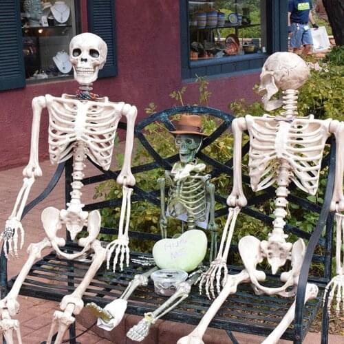 2021New Halloween Decoration 90cm Skeleton Ornaments Halloween Party Haunted House Props Skeleton Ornaments Home Decoration