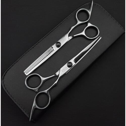 Professional Hairdressing Scissors 6'' JP 440C Salon Hair Stylist Flat Scissors And Cutting Thinning Styling Tool Hair