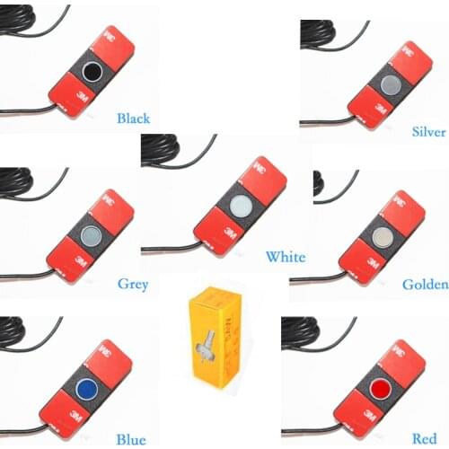 Wholesale 4pcs 16.5mm Flat Sensors Assistance Rrobe Parking Sensors black blue gray red white silver gold + drill