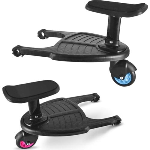 Glider Board Children Stroller Pedal Adapter Second Child Auxiliary Trailer Twins Baby Accessories Baby Standing Plate with Seat