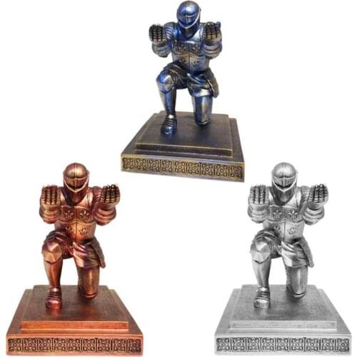 Hero Knight Pen Holder Pencil Stand for Office Accessories Pen Stand Desk Organizer Pencil Holder Stationery Creative Gifts