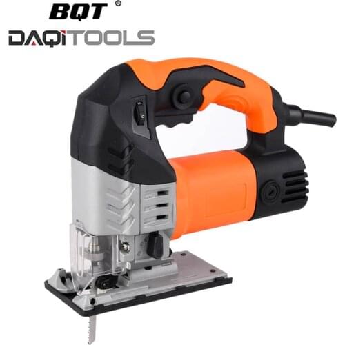 BQT 850W portable multi adjustable table electric woodwork jig saw machine wood cutting machines tool steel cutting blade parts