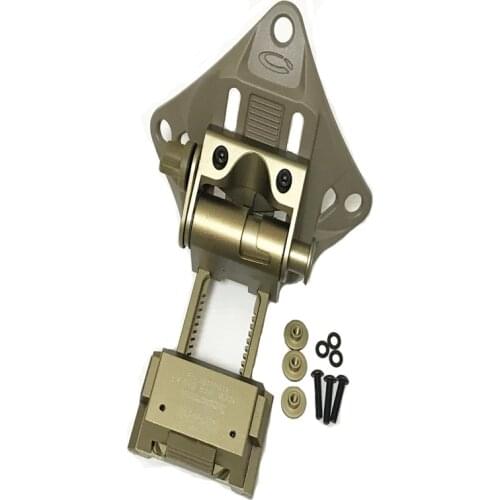 Tactical Aluminum Wilcox L4 G19 NVG Fast Helmet Mount 3-Hole Shroud L4G19 Night Vision Equipment Fit PVS15 PVS18 GPNVG