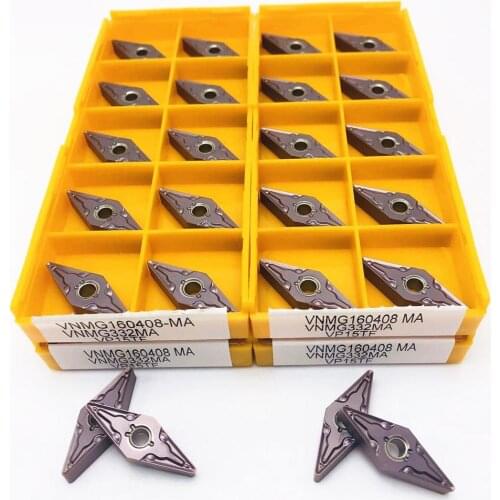 Carbide Tool VNMG160408 MA VP15TF High Quality Cutting Tool CNC Lathe Parts Tool Metal Turning Insert CNC Tool VNMG Turning Tool