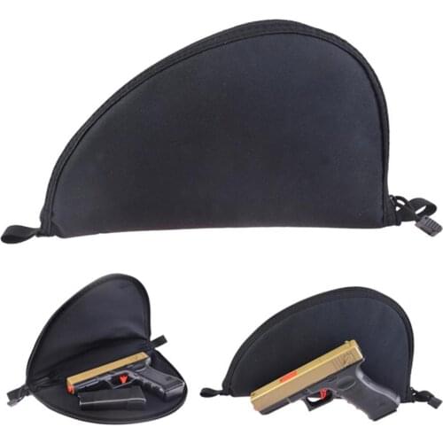 Outdoor Sport Army Pistol Rug Sponge Padded Cases Zipper Closure Accessory Key Bag monedero hombre para monedas mini