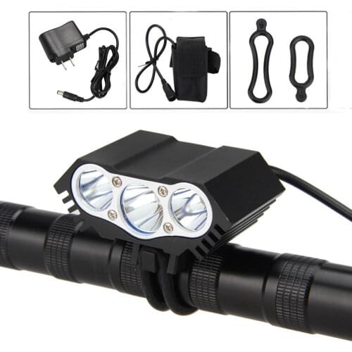 Bicycle Light 10000 Lumens 4Modes L2 T6 LED cycling Front Light Moto light Lamp Torch Waterproof Flashlight By 18650 battey 2.0