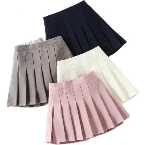 VIDMID Summer new girls' cotton skirt childrens black pleated dance short skirtw spring autumn baby foreign summer skirts P5169