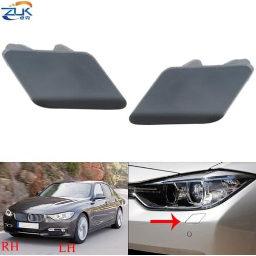 ZUK Front Bumper Headlight Washer Nozzle Cover Washer Shell For BMW 318 320 325 330 335 F30 F31 2013 2014 2015 Lamp Cleaner Cap