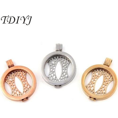 TDIYJ 10Pcs Hot Sale My Coin 33mm Deluxe Stainless Steel Coin Holder fit for Women Coin Disc