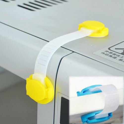 10Pcs/Set Children ABS Safety Protection Furniture Lock Baby Locking Door Protection Drawer Cabinet Blocker Safety Lock for Kids