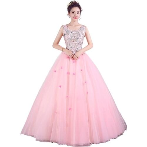 2021 Quinceanera Dresses For 15 Years Lace Beaded Appliques Long Tulle Sweet 16 Ball Gowns Debutante Party Dress Custom Made