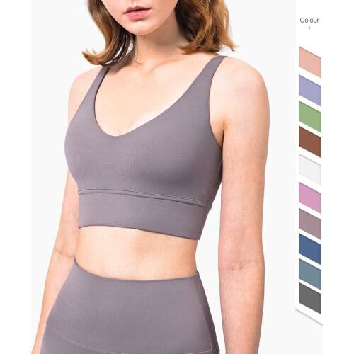 2021 Sports Bras Woman Yoga Push Up Bra Shockproof Fitness Tops Soft Breatheable Outdoor Sportswear Tank Top Underwear X738B