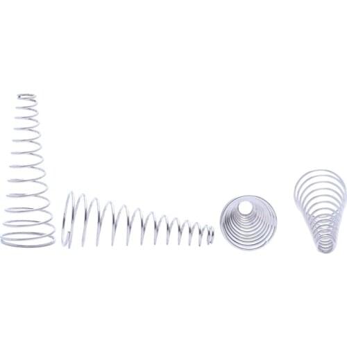 5pcs/lot Wire Dia. 0.7/0.8/0.9 series 304stainless steel Shaped conical spring pagoda-shaped spring
