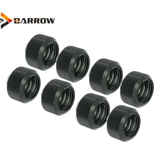 8PCS Barrow Water Cooling OD 12mm 14mm 16mm Hard Tube Hand Compression Fittings G1/4'' TFYKN-T12/T14/T16