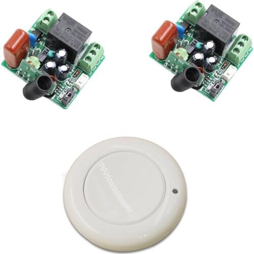 Wireless Remote Control Switch 220V Radio Control Switch 1CH 10A Relay Receiver W/ Transmitter Toggle Light Switch 315/433Mhz
