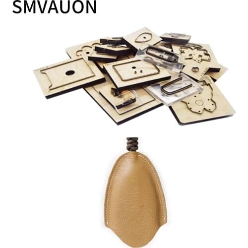 SMVAUON Key Case Wood Die Cutting Diy Car Key Case Steel Die Leather Bag Suitable For Die Cutting Machine