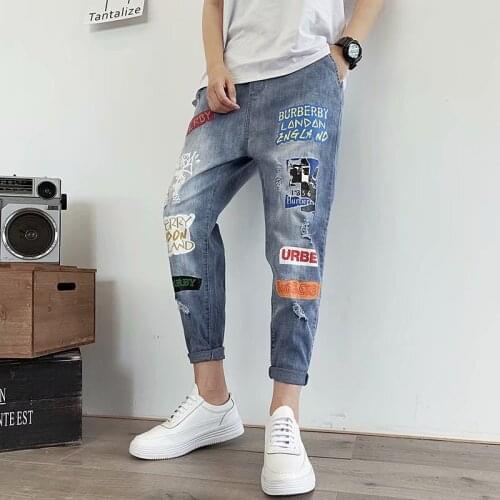 Рваные джинсы для мужчин ESDAF China At AliExpress