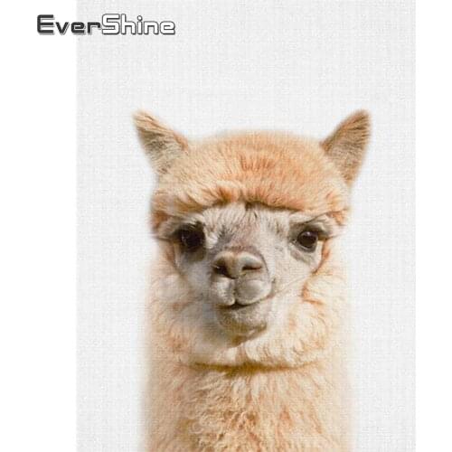 Evershine 5D Diamond Painting Full Drill Square Animals Cross Stitch Mosaic Embroidery Rhinestones Picture Home Decoration