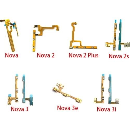 Power on/off Volume Key Button Flex Cable Ribbon For Huawei Nova 2 Plus 2S 3 3i 3e 4 4e 5 5i Pro Power Button