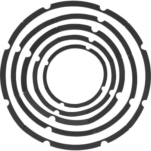 1Pcs 4/5/6.5/8/10/12/18/inch Woofer Speaker Foam Speaker Pad 4-hole/8-hole Speaker Repair accessories DIY Sponge Speaker Shell