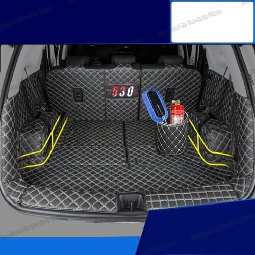Lsrtw2017 Leather Car Trunk Mat Cargo Liner for baojun 530 2017 2018 2019 2020 chevrolet captiva rear boot