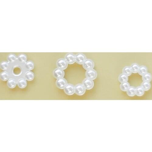 Retro cute Japanese circle beads series imitation pearl circle geometric collocation DIY hand-made jewelry accessories