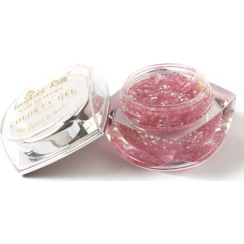 Fashion Acrylic Dust UV Gel Glitter Color Shiny Shimmer Soak Off Nail Gel Polish For Nail 120 Colors Selection