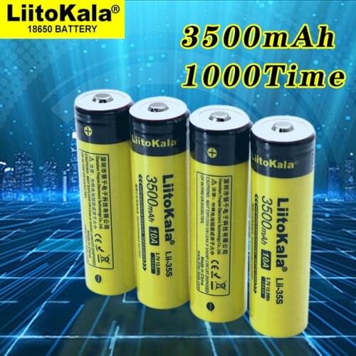 New Liitokala Lii-35S 18650 lithium battery Rechargeable current of flashlight Power bank Fan battery High capacity Original