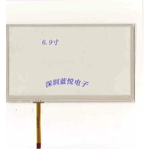 ZhiYuSun NEW 6.9 four wire Resistive Touch Screen Handwritten Screen 164 100mm Free shipping