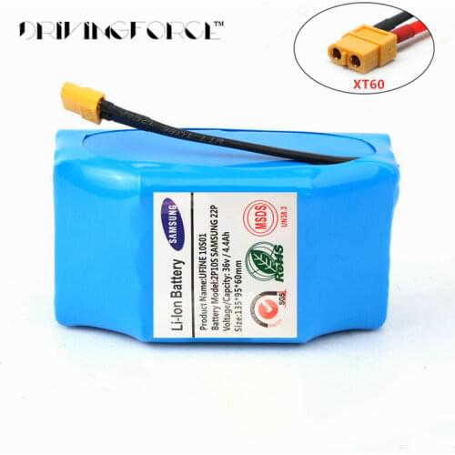 Genuine 36V Battery pack 4400mAh 4.4Ah Rechargeable Lithium ion battery for Electric self balancing Scooter HoverBoard unicycle
