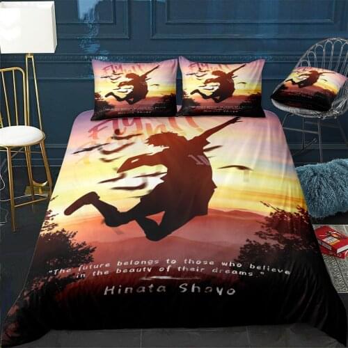 Hinata Shoyo Duvet Cover Comfortable Quilt Home Decora Design Universal Bedding Set Bedclothes+Pillowcase 3pcs